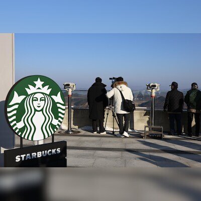 Starbucks opens a cafe with a view of North Korea